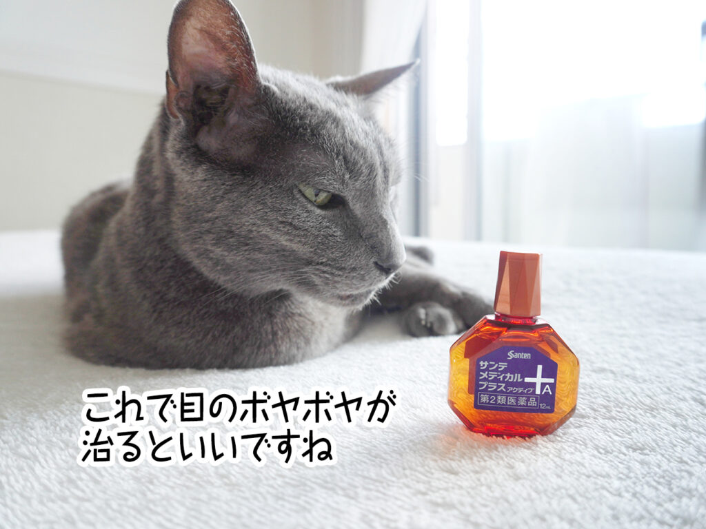 これで目のボヤボヤが 治るといいですね