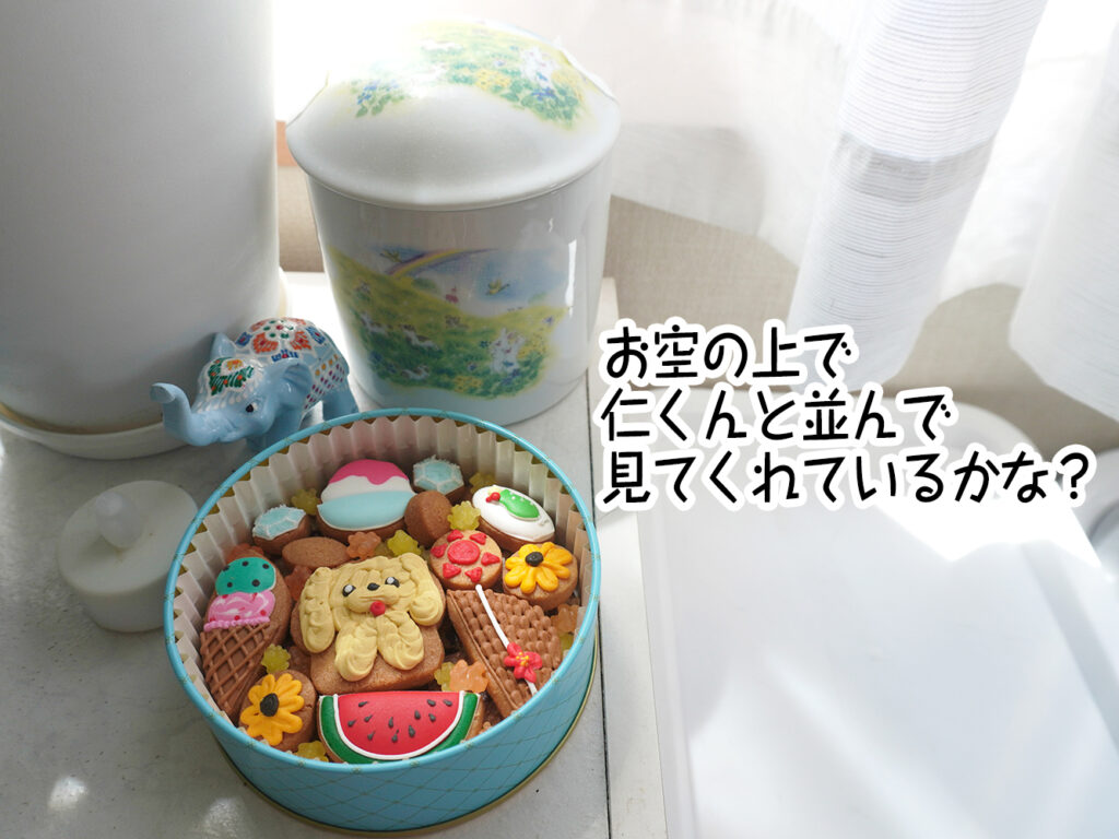 お空の上で仁くんと並んで見てくれているかな？