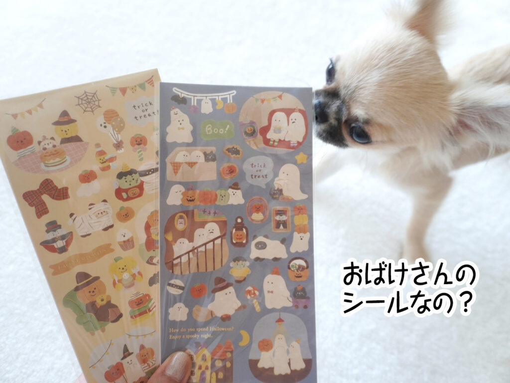 おばけさんのシールなの?