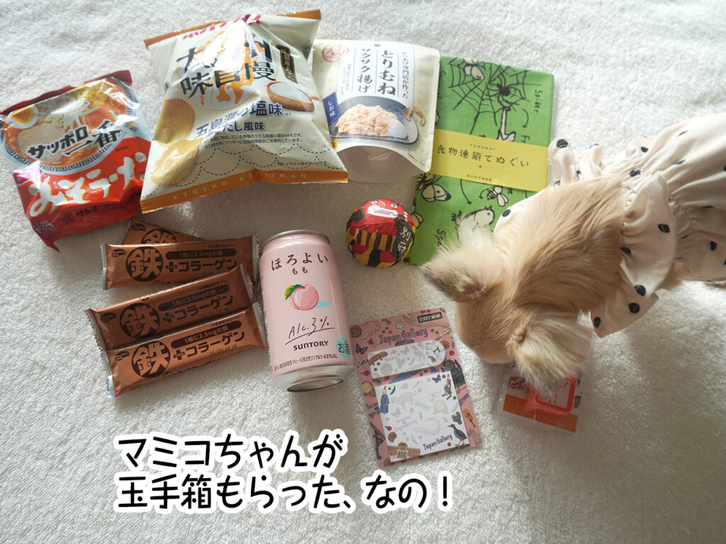 マミコちゃんが玉手箱もらった、なの!