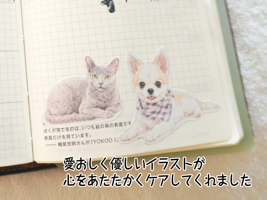愛おしく優しいイラストが心をあたたかくケアしてくれました