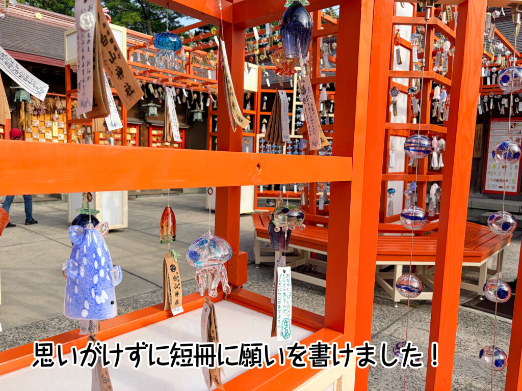 風に揺られて鳴り響く風鈴の音