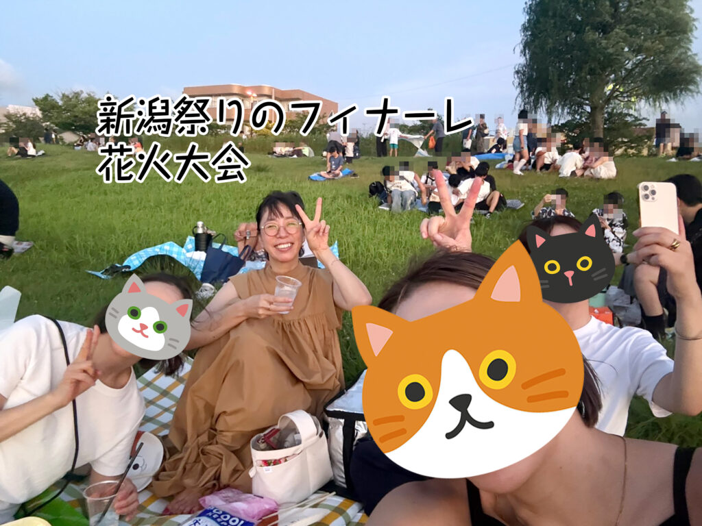 新潟祭りのフィナーレ花火大会