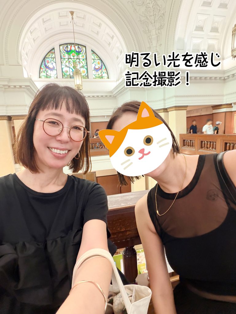 明るい光を感じ記念撮影！